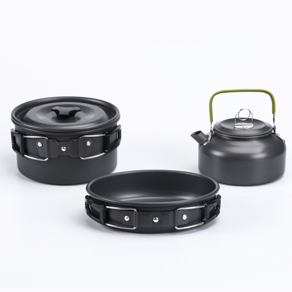 Elevate Your Outdoor Cooking with the Alumina Pot Outdoor Camping Cookware Set